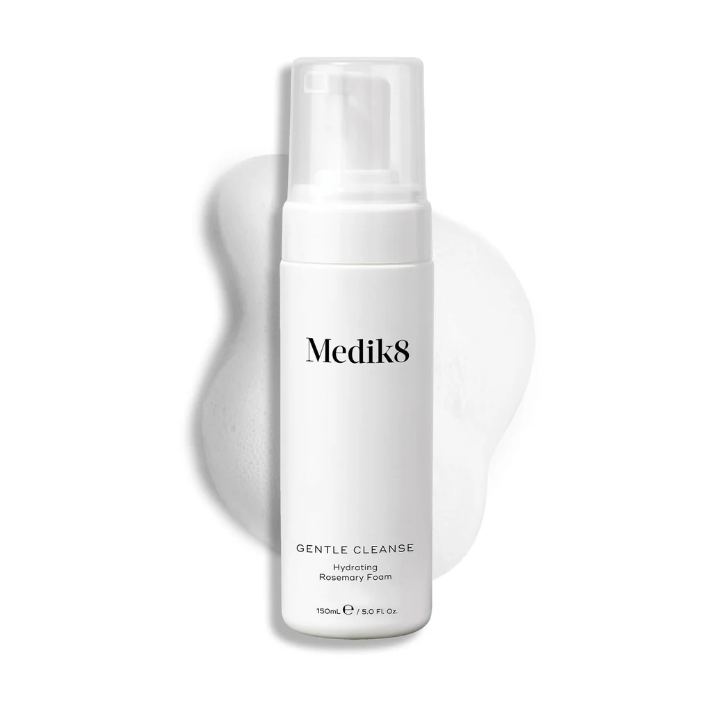 Medik8 Gentle Cleanse mild rosemary foam wash