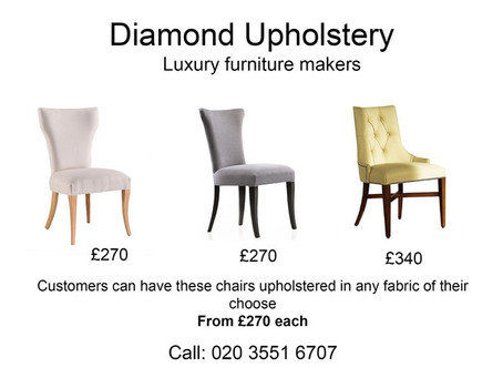 Bespoke luxury dining chairs