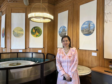 Peacock X Li Muyao - Talking to the world with paintbrush: Li Muyao's solo exhibition in London explores the fusion of Eastern and Western cultures