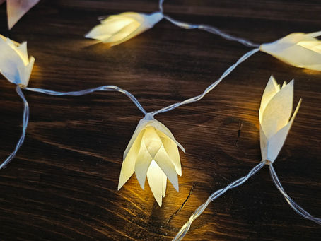 Paper Blossom Fairy Lights