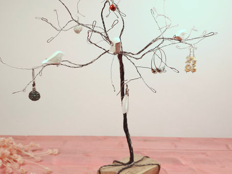 Wire Jewelry Tree