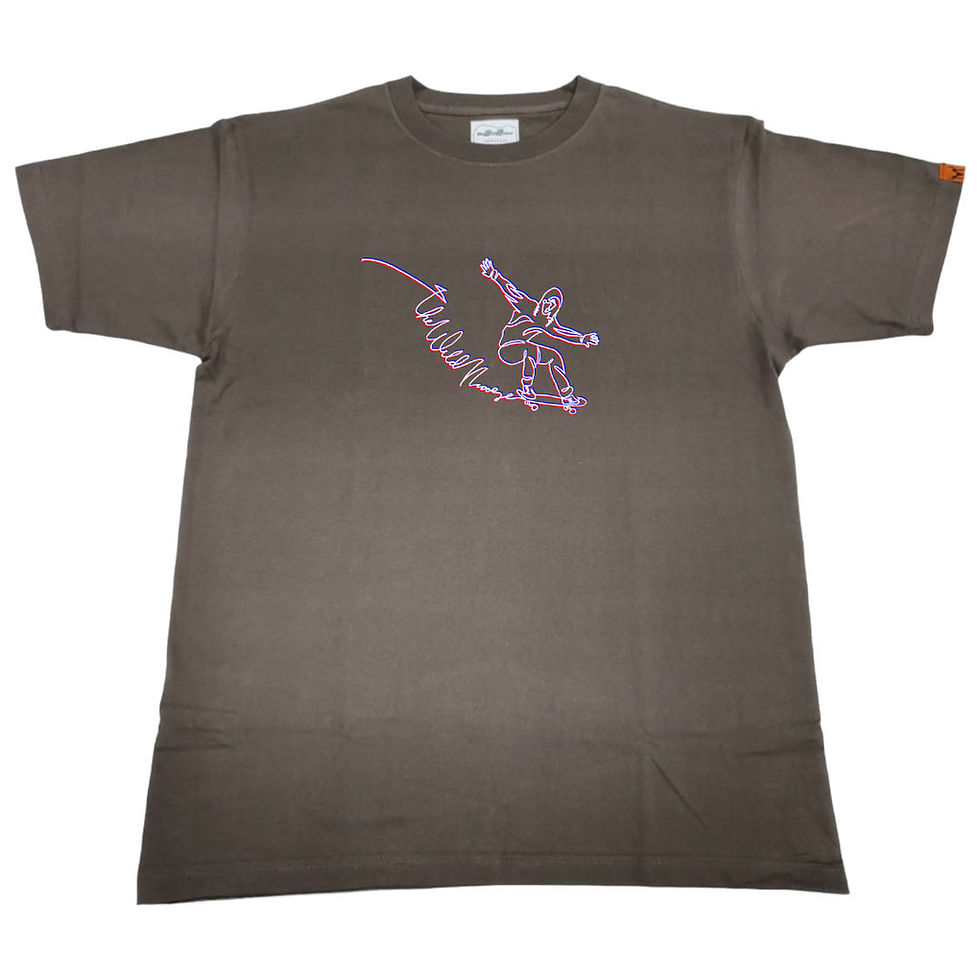 Thumbnail: Unisex 250g Cotton Oversize T-Shirt <Slide & Flip - Jump>