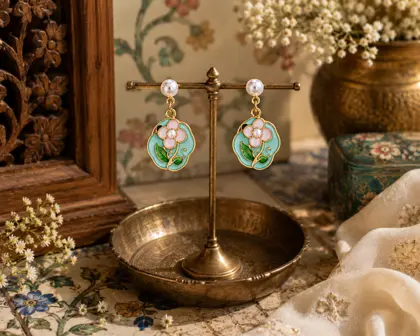 Thumbnail: HER.itage Enamel Earrings