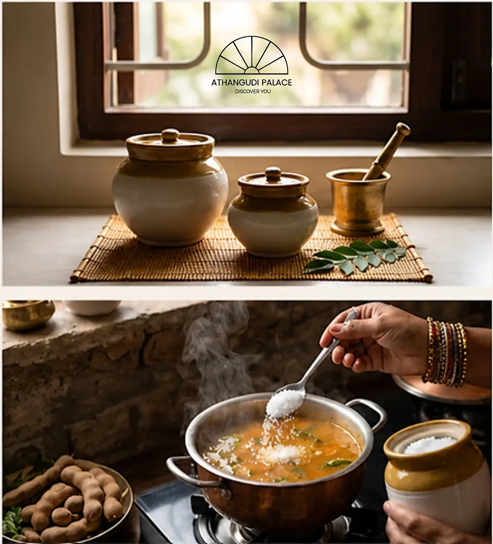 Thumbnail: Chettinad Salt & Tamarind Storage Box
