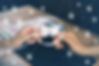 man holding pieces of jigsaw puzzle. business matching concept. crowd sourcing. freelancer