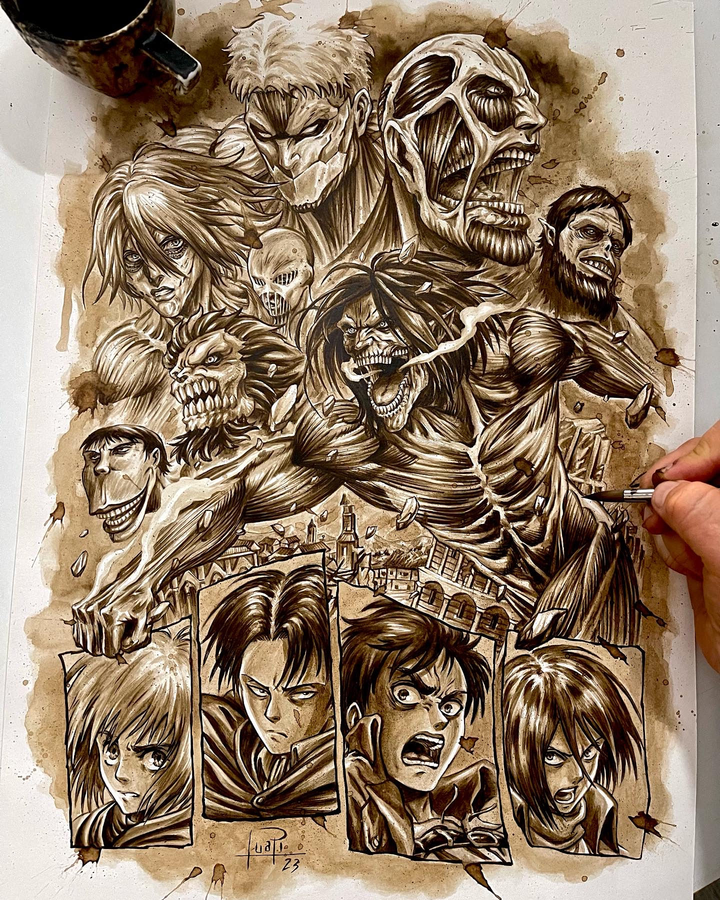 Attack on Titan - Especial edition 70x50cm