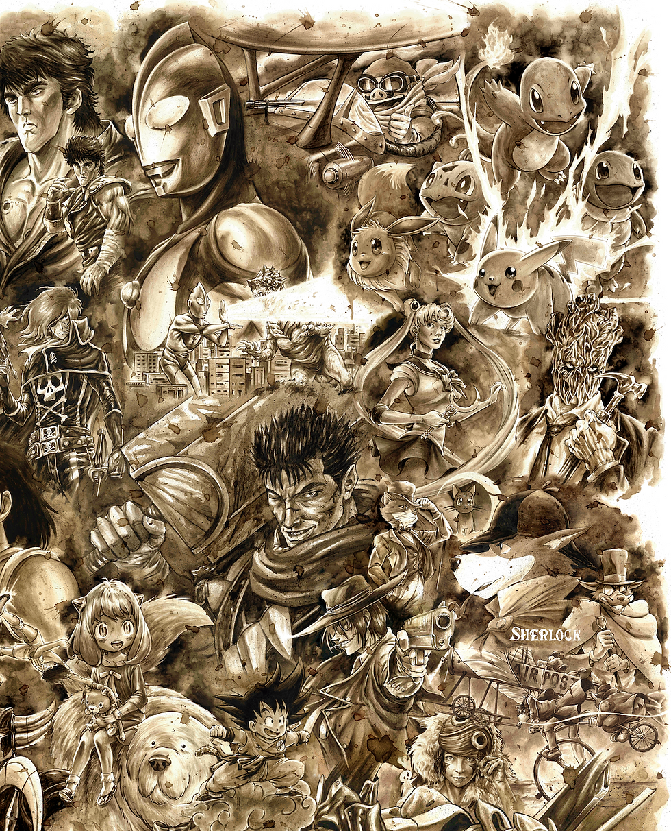 Miniatura: ANIME BRUTAL 50X70cm