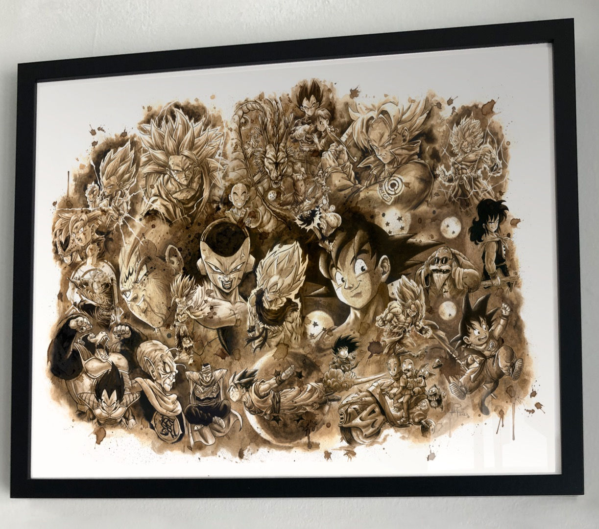 Dragon Ball (Edición Especial 70x50cm)-Coffee Art