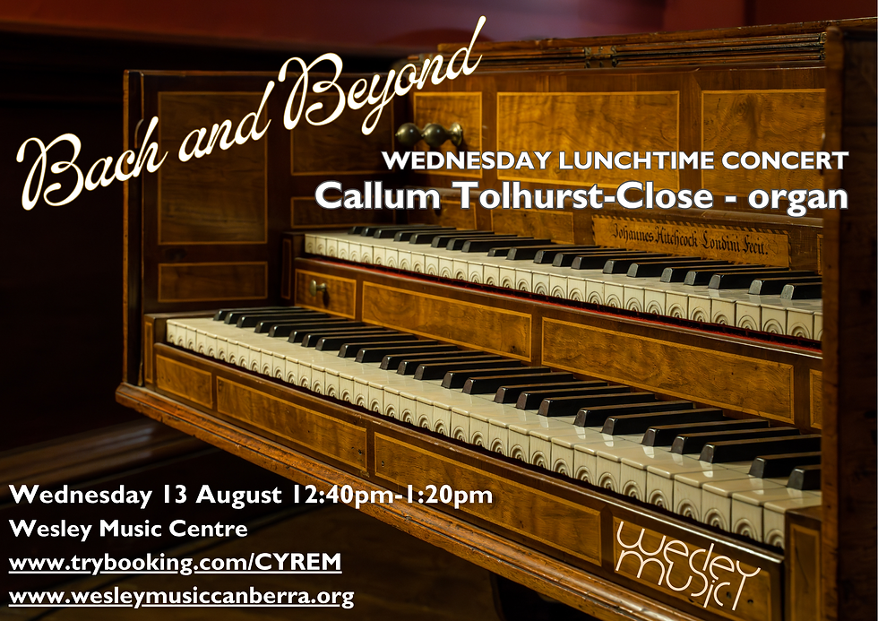 Wednesday Lunchtime Concert: Bach & Beyond
