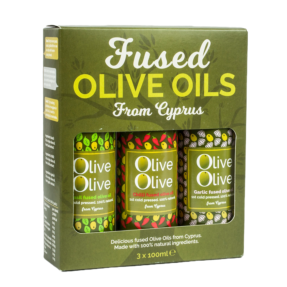 Thumbnail: 3 x 100ml Fused olive oil gift pack
