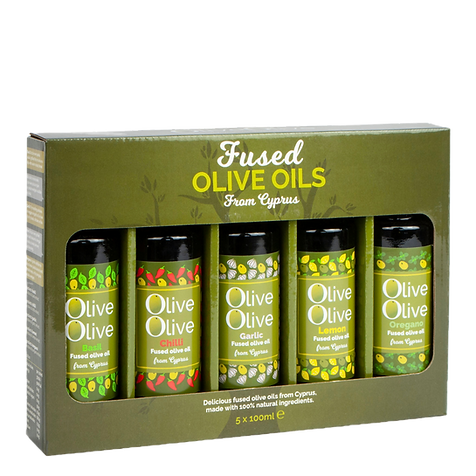 Infused Olive Oil Gift Box | 5 x 100ml Pack | OliveOlive Online Shop