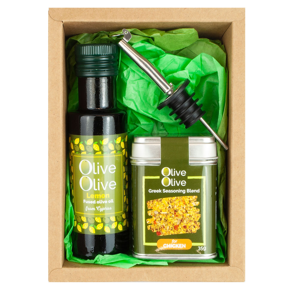 Thumbnail: The £10 Gift Box: Any 100ml Bottle + Greek Seasoning Blend