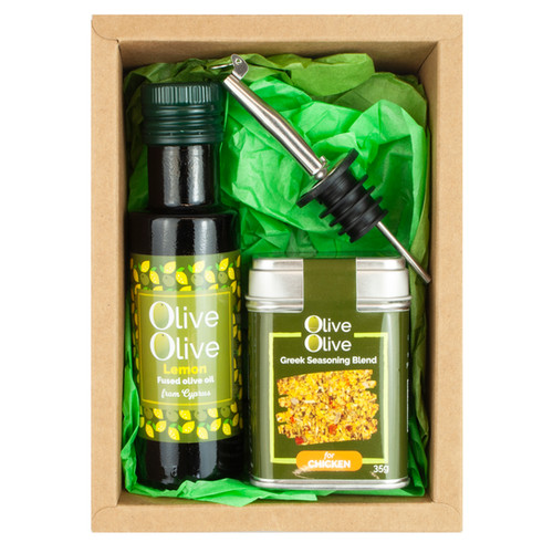 The £10 Gift Box: Any 100ml Bottle + Greek Seasoning Blend | OliveOlive