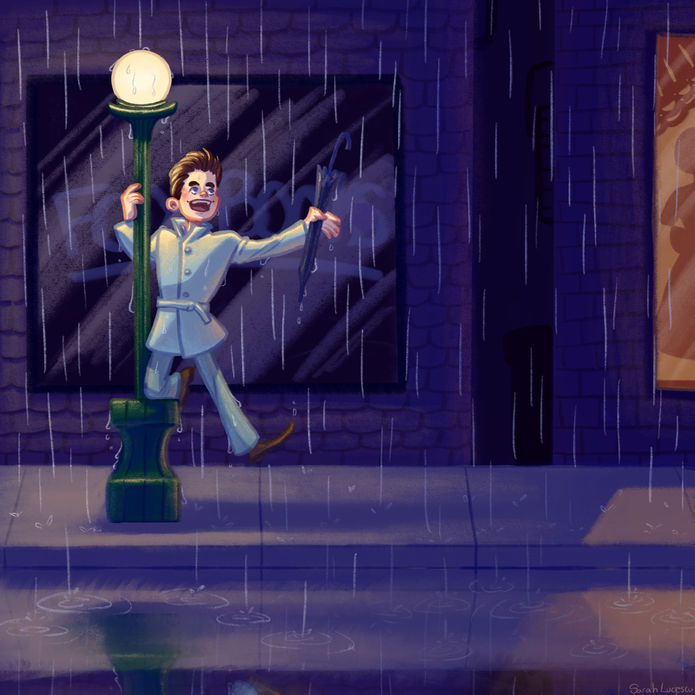 Singing in the rain card!