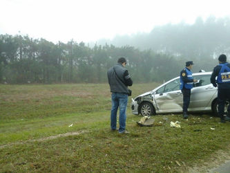 La niebla cerrada
URGENTE; CHOQUE EN RUTA 44, FRENTE A LAS ACHIRAS