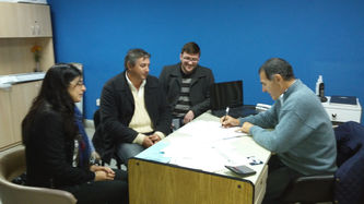 EL DIRECTOR DEL HOSPITAL SAN JOSE, DANIEL BENITEZ SE REUNIÓ CON EL RECTOR DE FORMACIÓN DOCENTE.