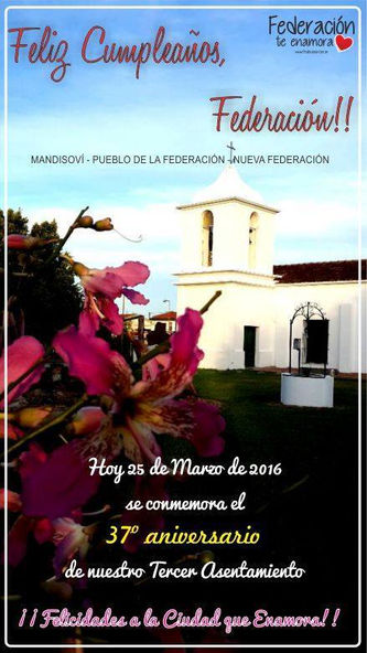 FELIZ CUMPLE MI FEDERACION