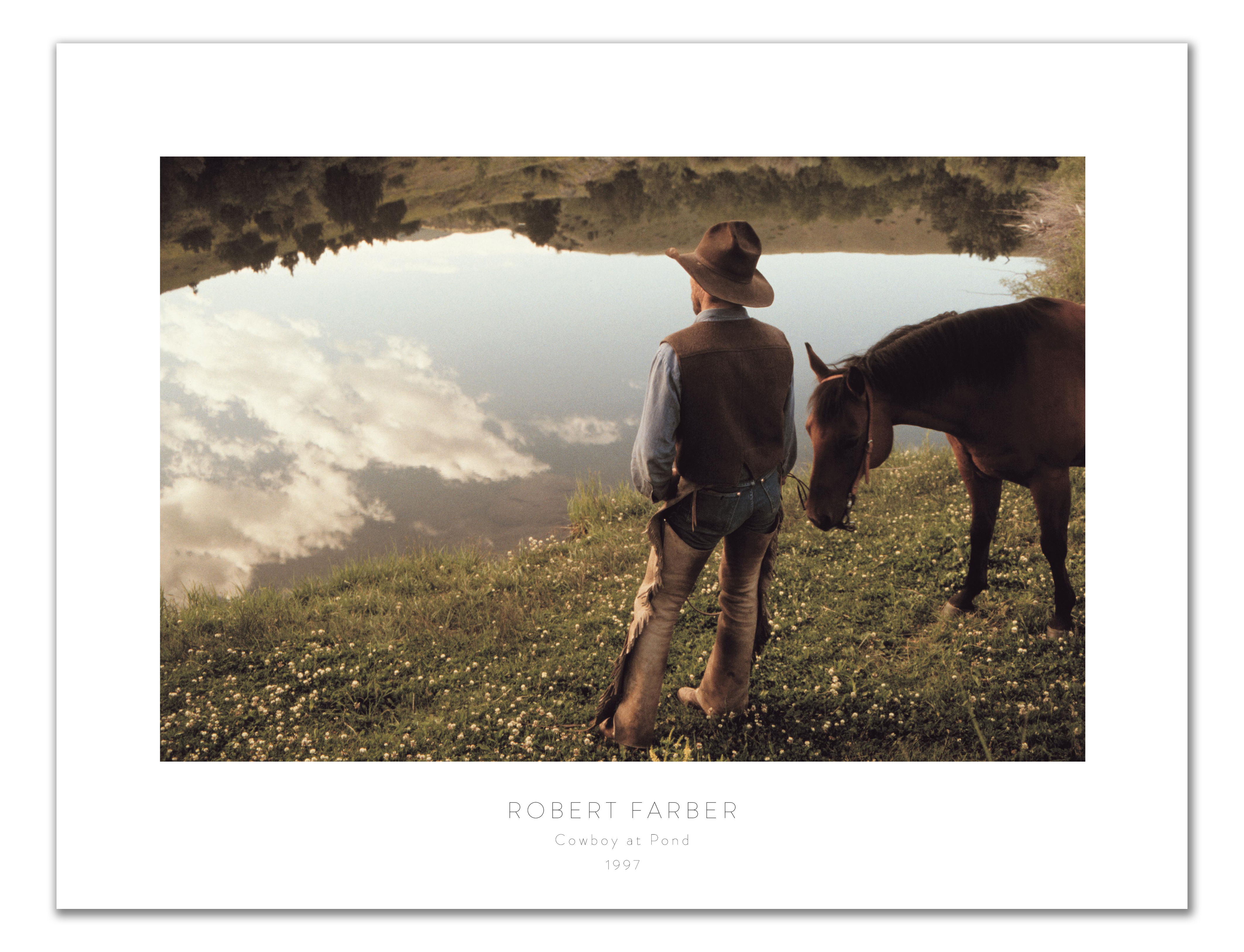 Cowboy at Pond