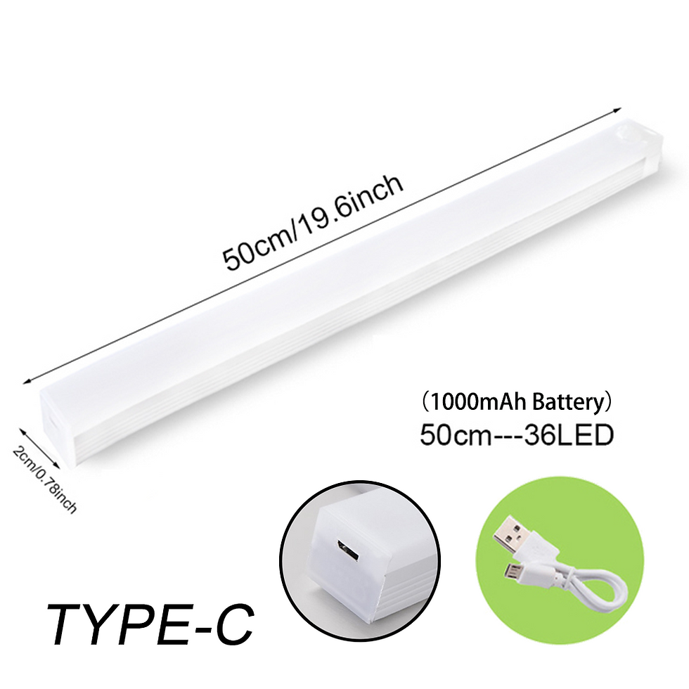 Thumbnail: Motion Sensor Light Wireless LED Night Light Type C Rechargeable Light Cabinet W