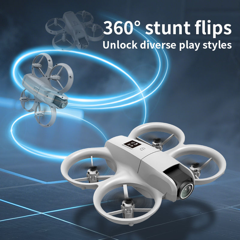 Thumbnail: New H135 Mini Drone WIFI FPV Hover Professional 4K Camera Pocket Coloful Lights 