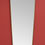 Miniatura: Specchio da parete asimmetrico, cornice in metallo dorato "Squizzy"