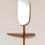 Miniatura: Mini etager con specchio in legno di mango