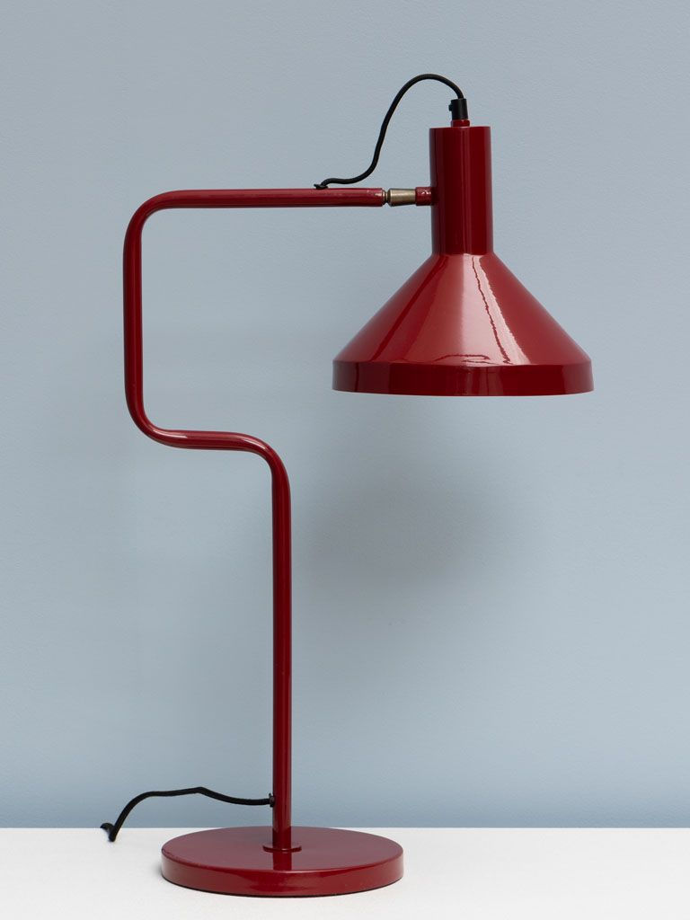 Miniatura: Lampada da tavolo rosso "Baltimore"