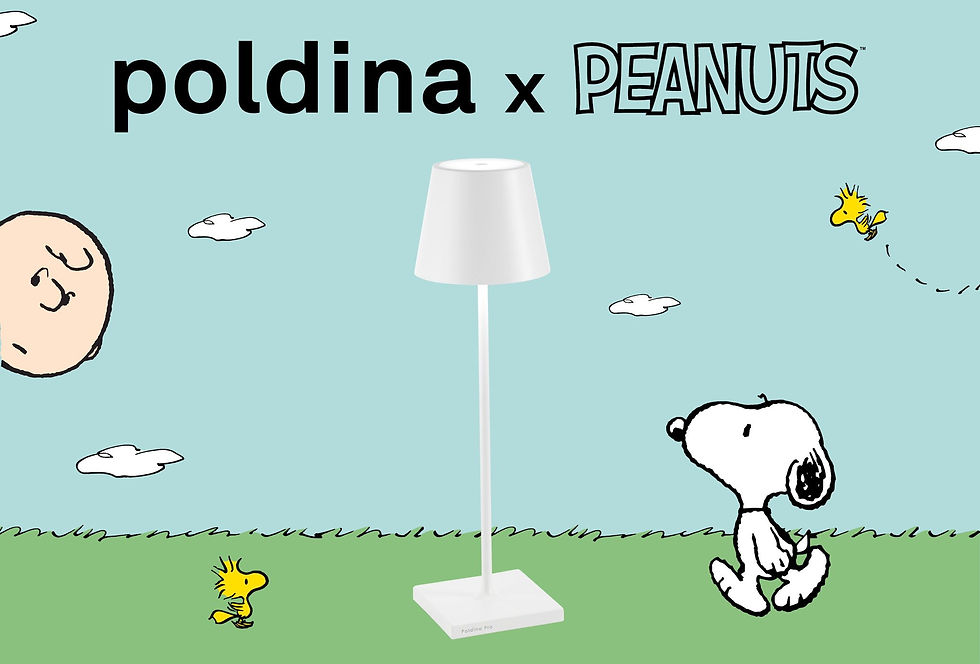 Miniatura: LAMPADA DA TAVOLO POLDINA X PEANUTS - FRIENDS