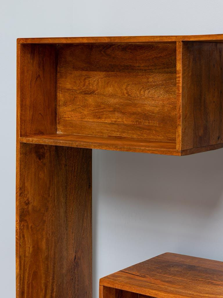 Miniatura: Etagère in legno di mango reversibile "Open"