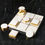 Miniatura: Gioco OXO in marmo e ottone