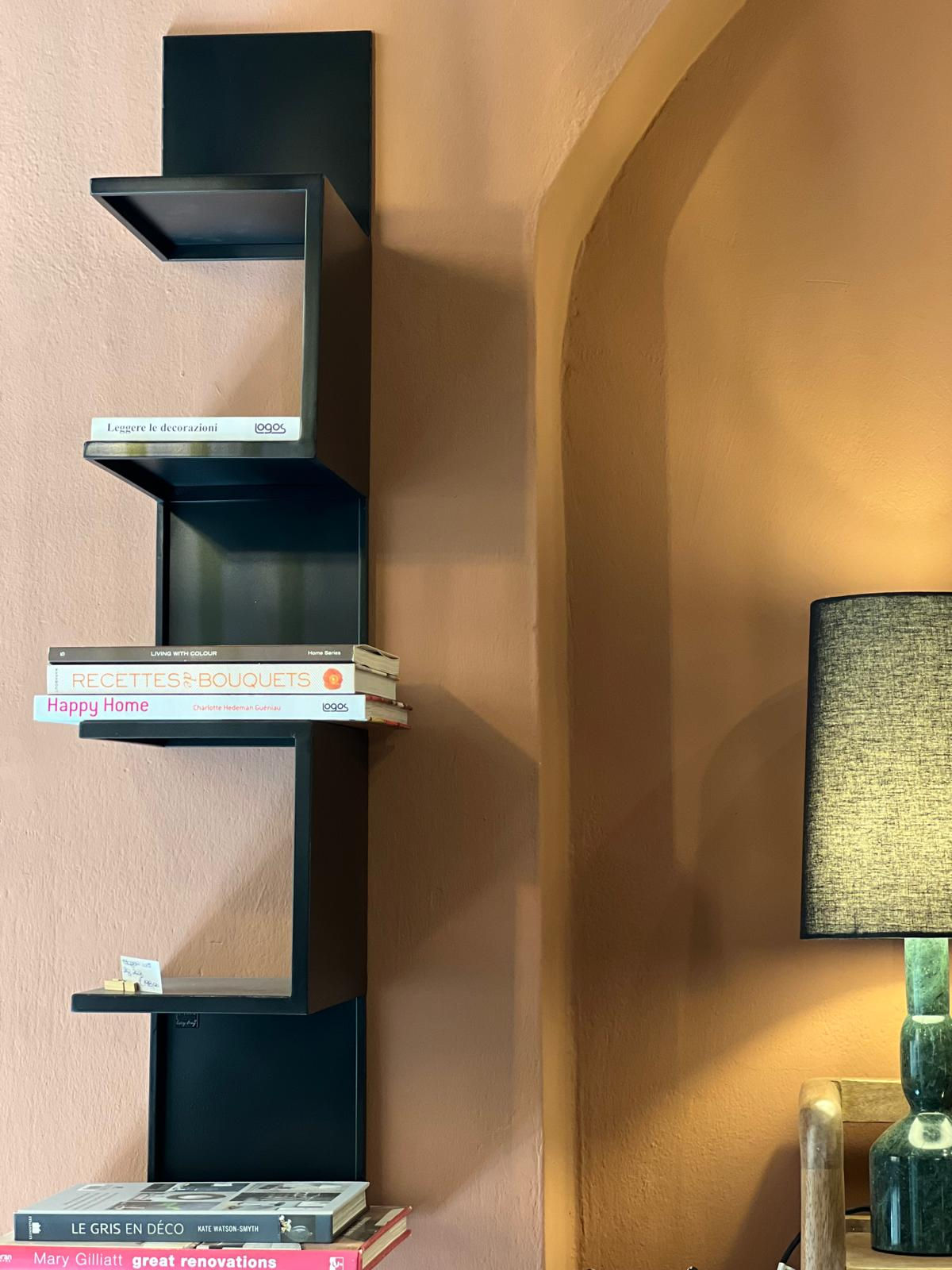 Etagere da parete in metallo Zig Zag