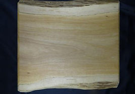 Solid Tuart Slab Cheese Board with natural edge