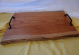 Solid Slab Platter with natural edge