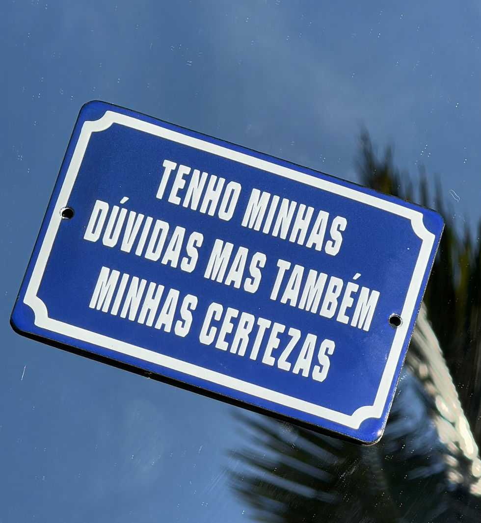 Miniatura: Tenho minhas dúvidas mas também minhas certezas