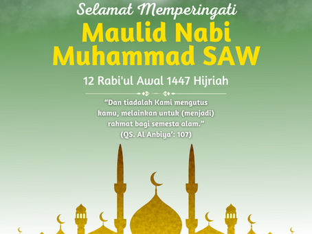 Selamat Memperingati Maulid Nabi SAW