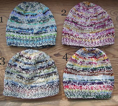 enfys hand knitted hats