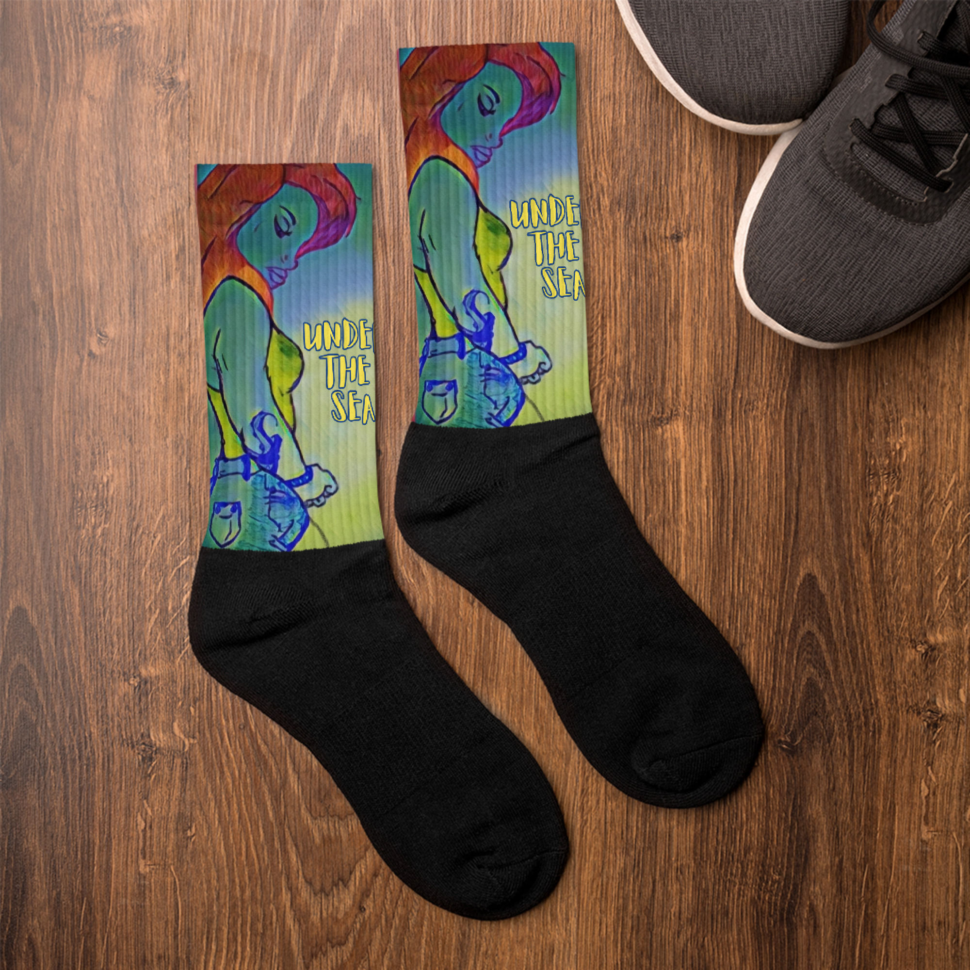 Under the sea (Ariel) Socks