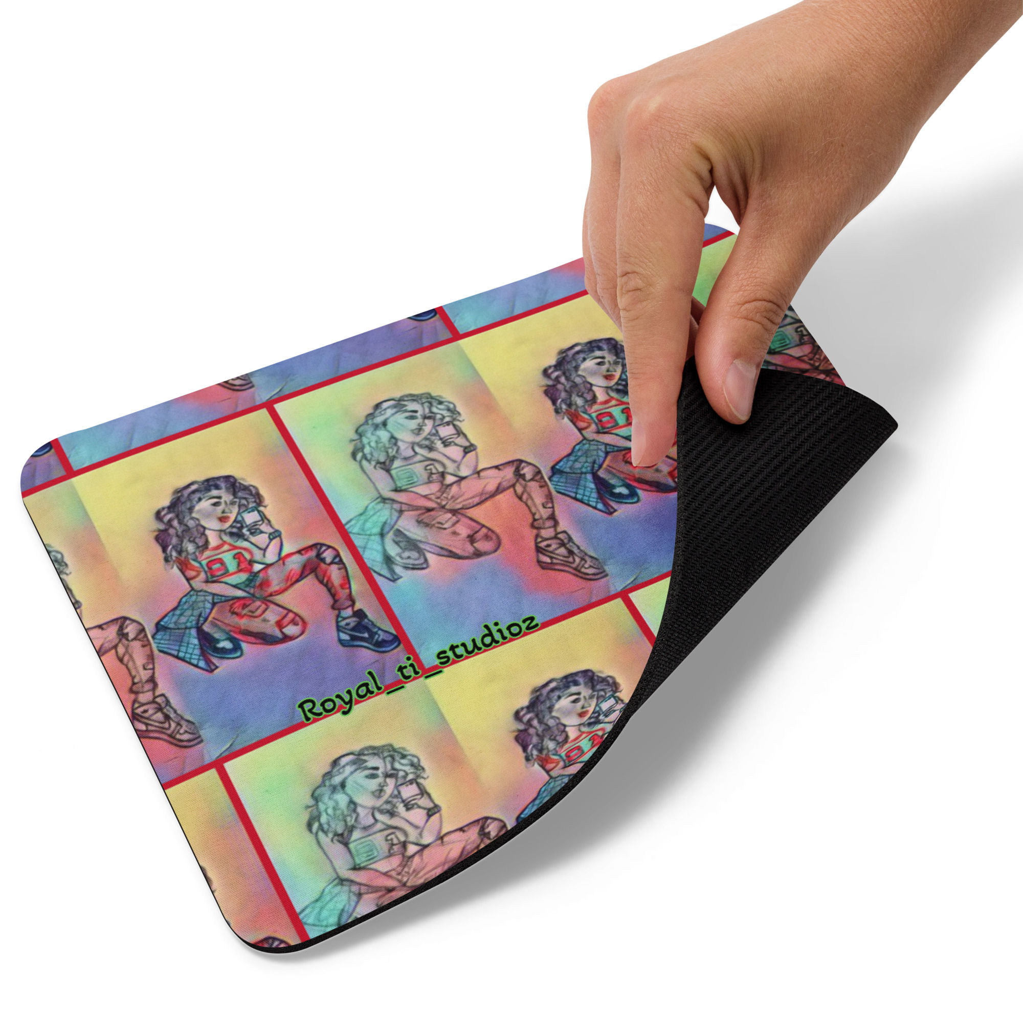 Royal Ti fly girl Mouse pad