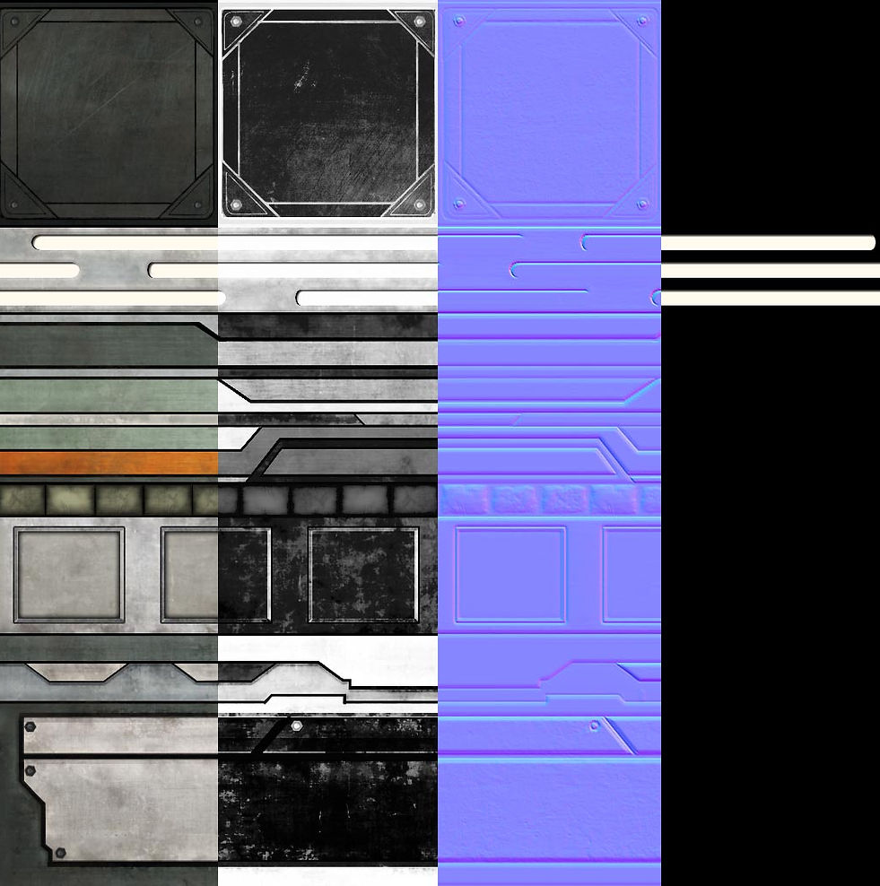 Sci-Fi Hallway Texture