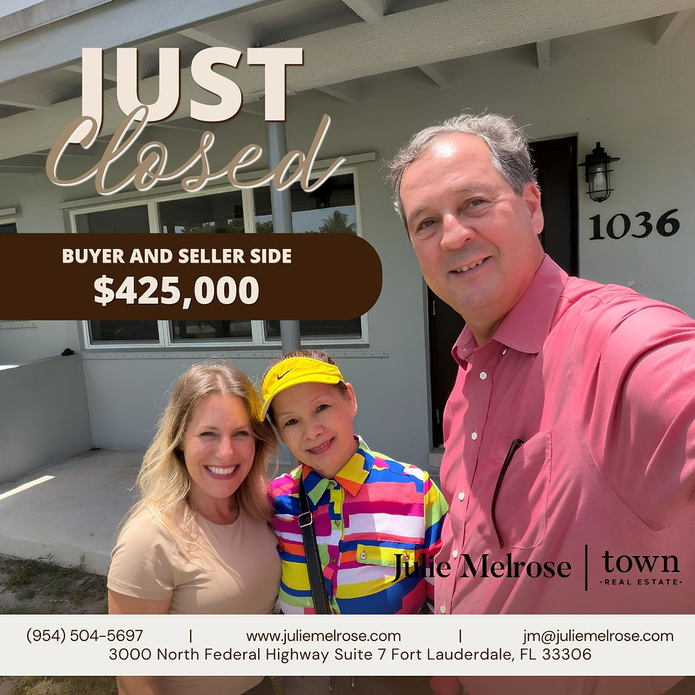 Just Sold in Fort Lauderdale: Successfully Representing Both Buyer and Seller