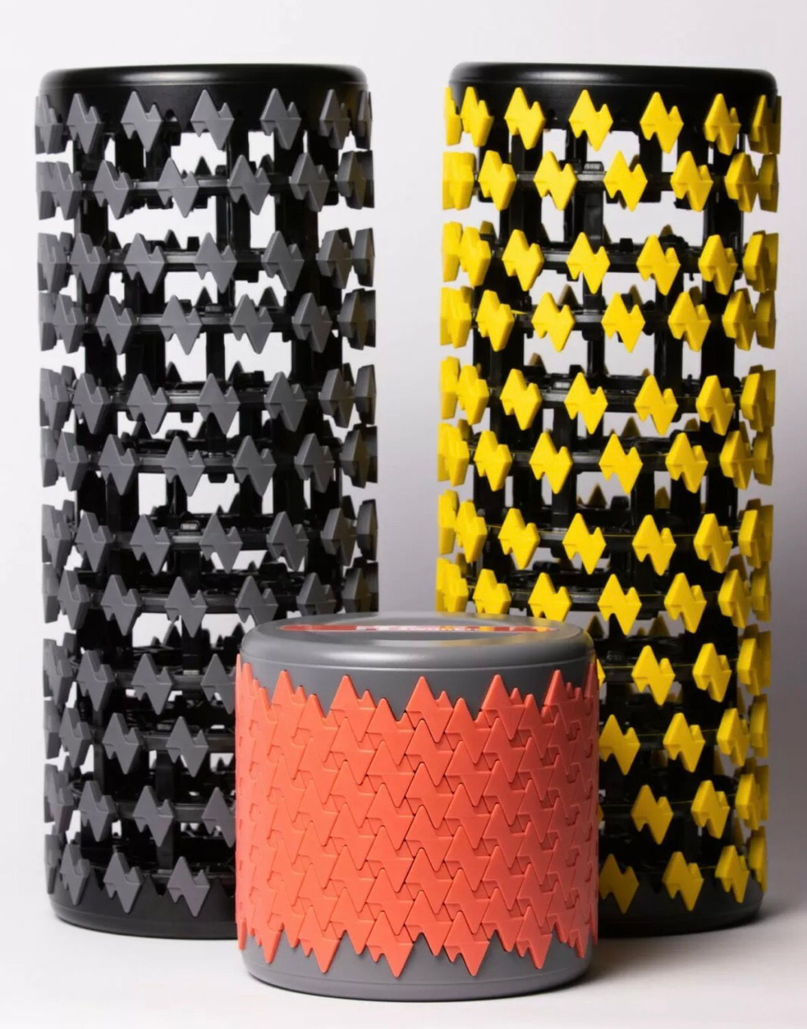 Massage Roller Foam Collapsible Yoga Grey