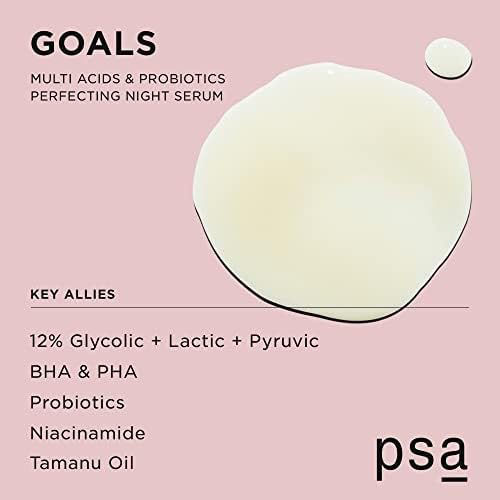 Thumbnail: PSA GOALS Multi Acids & Probiotics Perfecting Night Serum Exfoliating 30ml