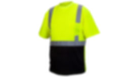 RTS21B - ANCI Class 2 Short Sleeve Tee Shirt with Black Bottom