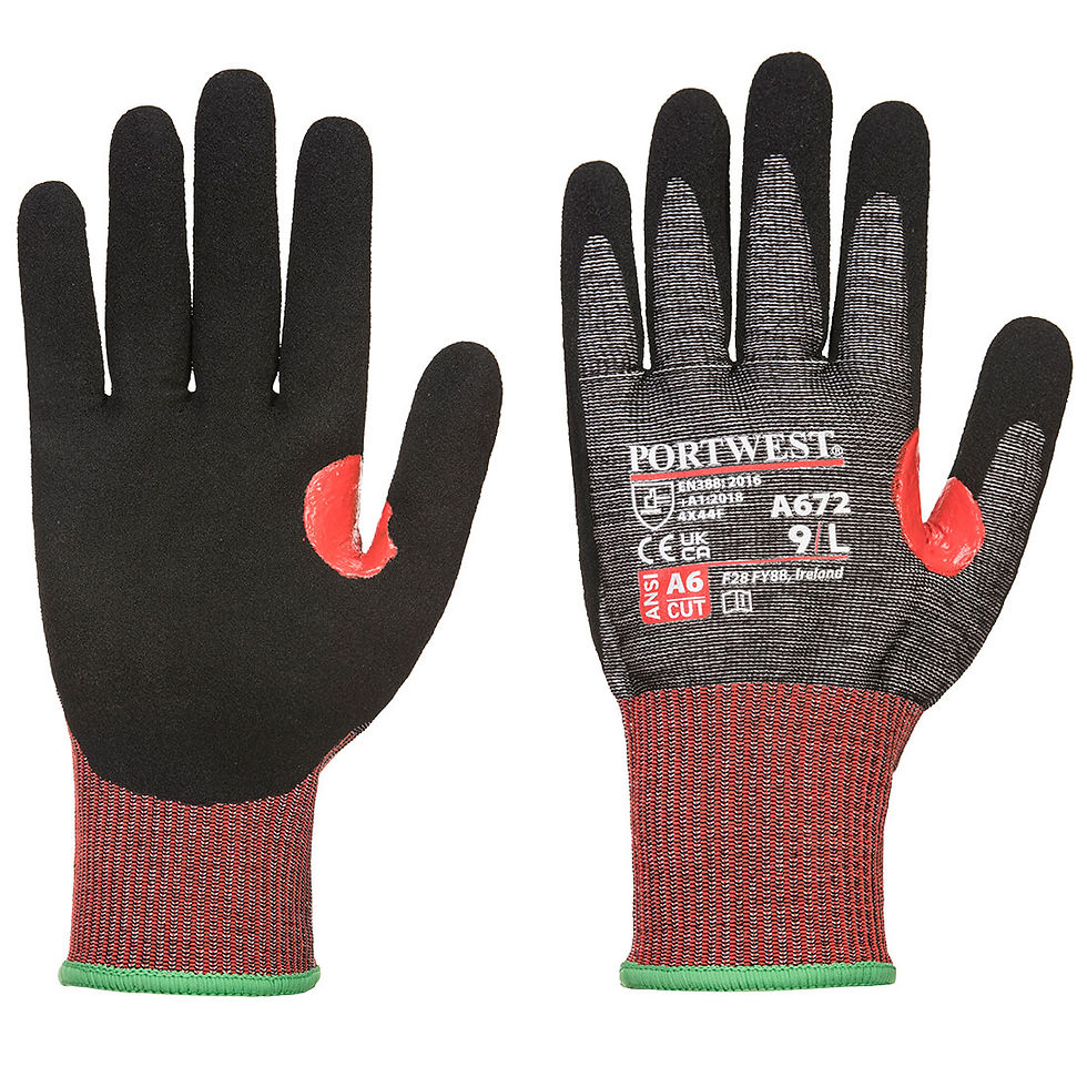A672 - A6 Cut Resistant Nitrile Glove