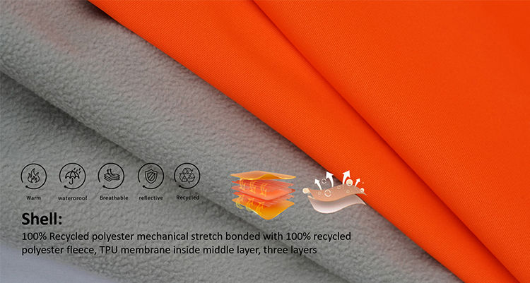 Thumbnail: GG6600 - Premium Eco Hi Vis Soft Shell Jacket