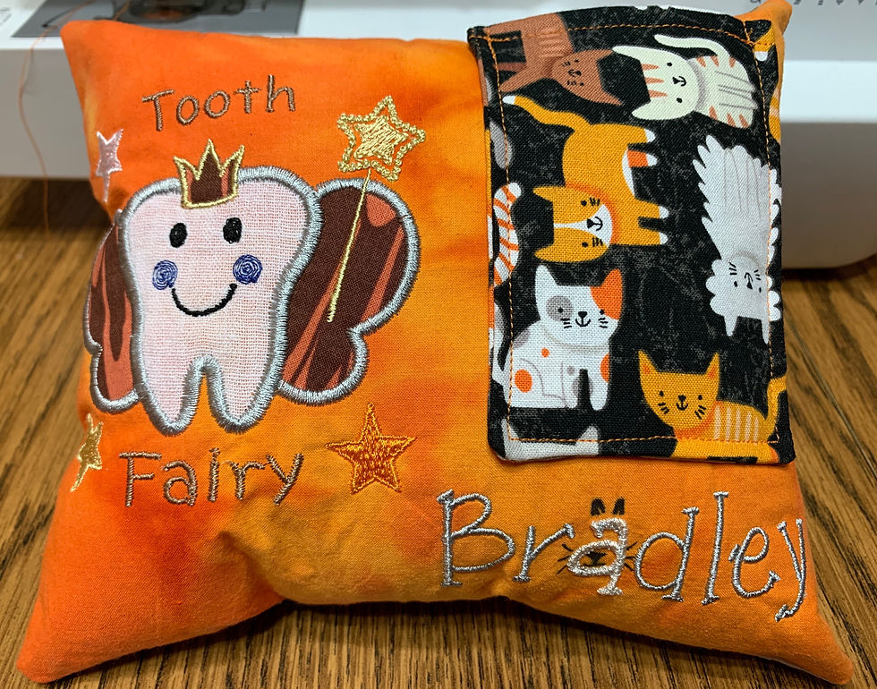 Thumbnail: Tooth Fairy Pillow-Personalized and Customizable