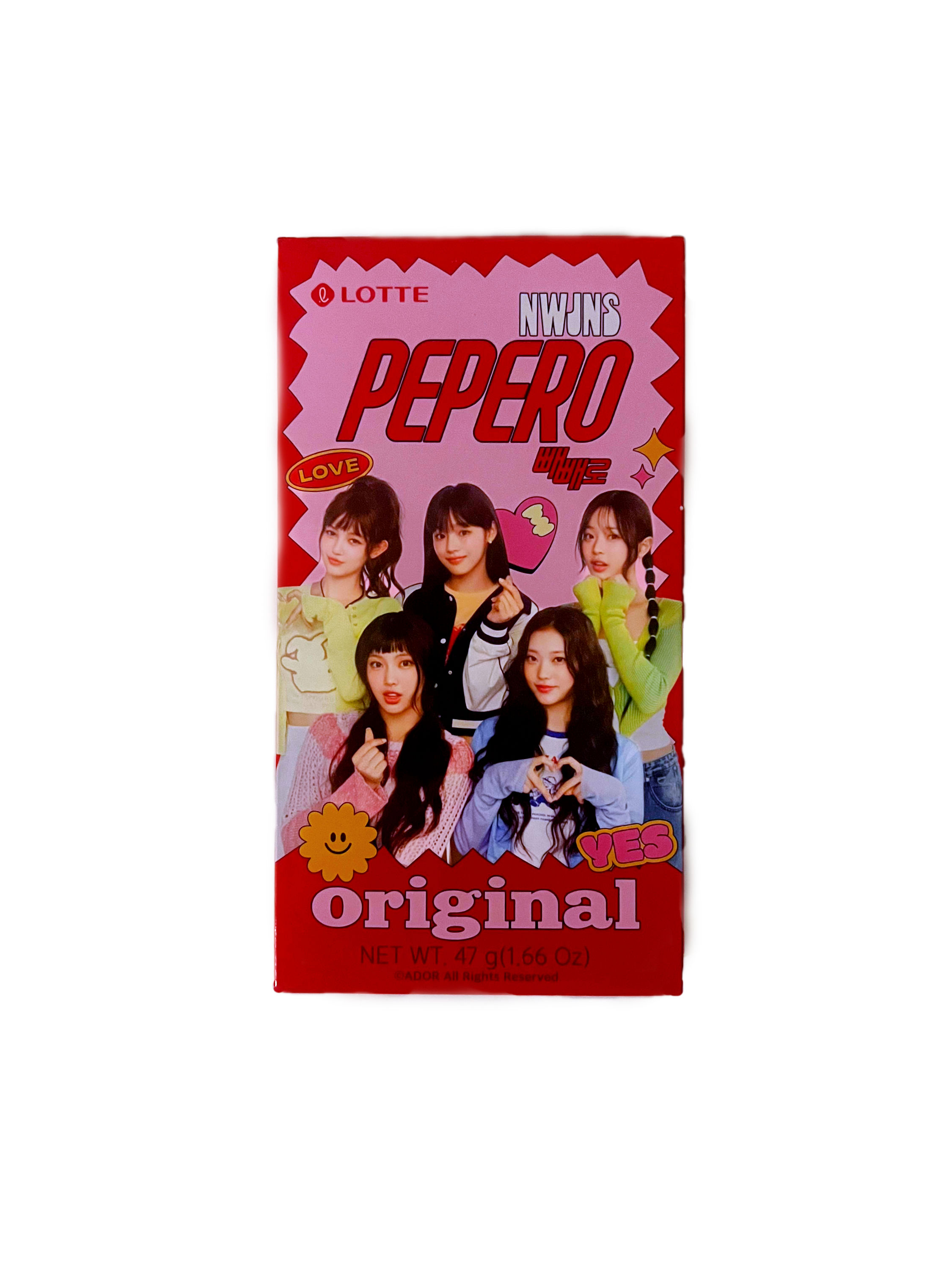Lotte Pepero Original Flavor Biscuit Sticks (New Jeans Edition)