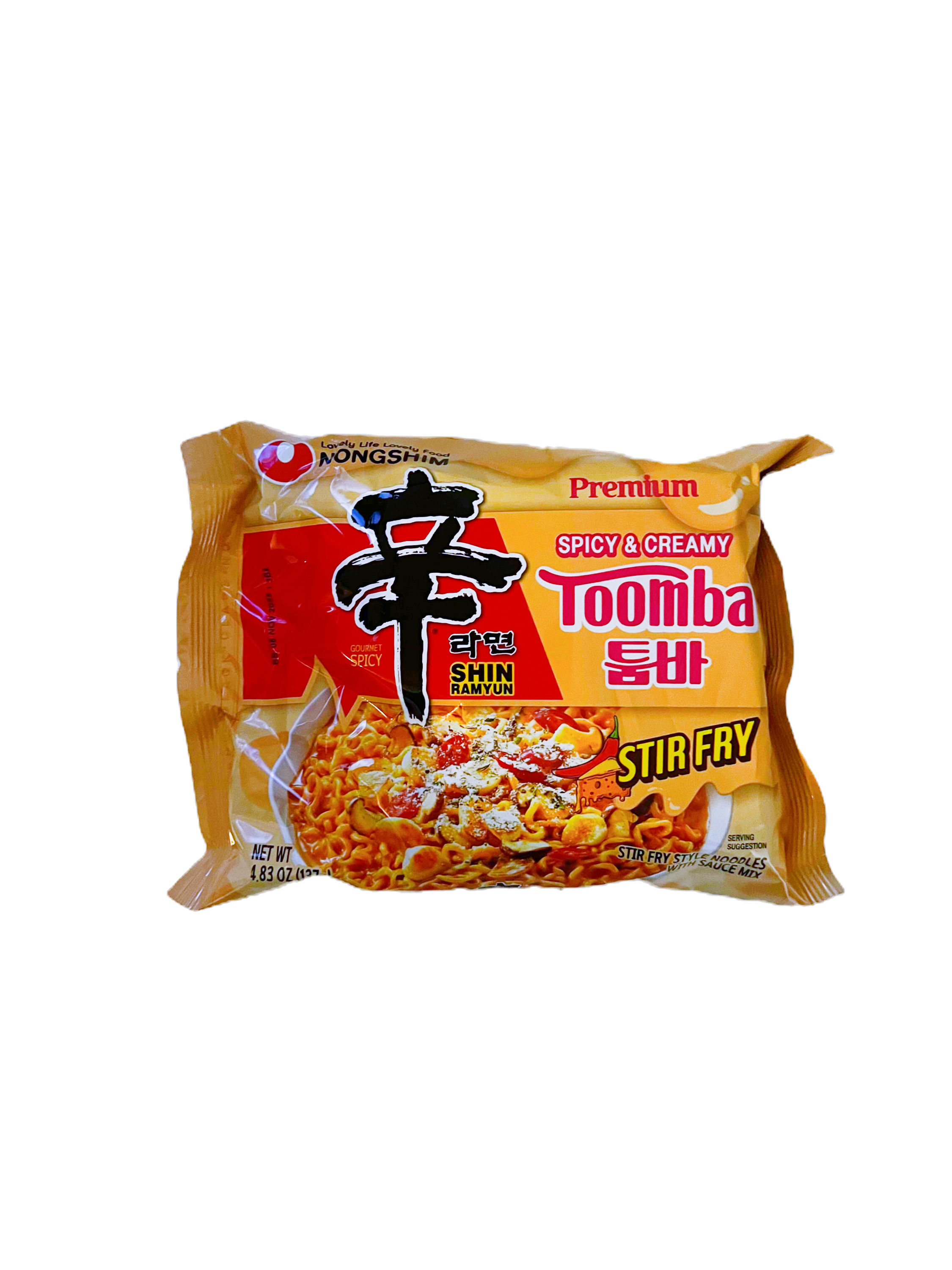 Nongshim Premium Shin Ramyun Spicy & Creamy Toomba Stir Fry Noodles