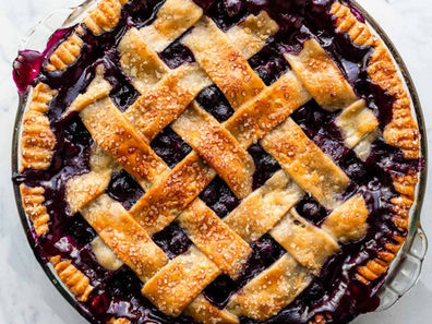 Heartwarming Blueberry Pie