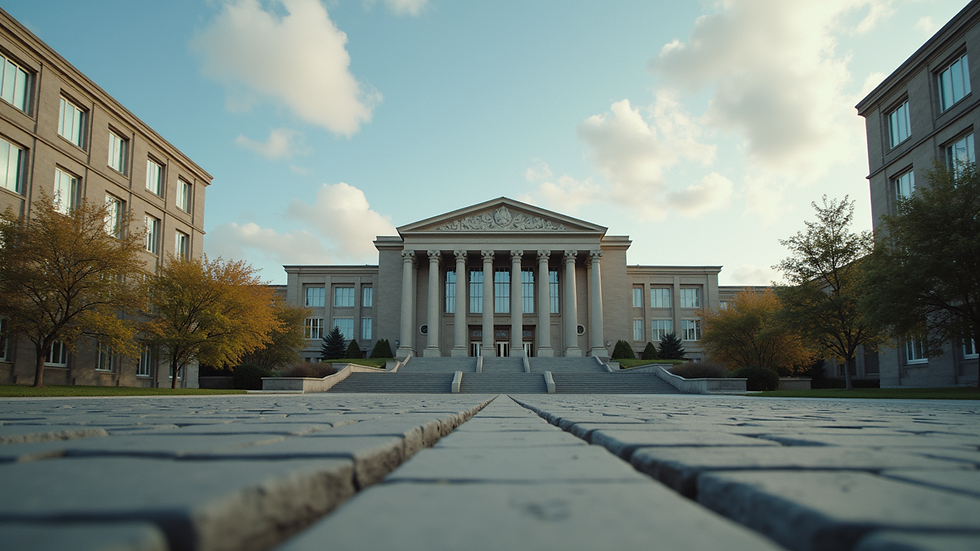 Eye-level view of a local authority building in Ottawa